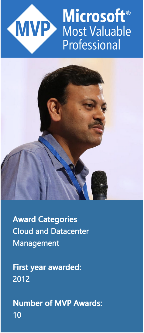 Microsoft Most Valuable Professional - Rohit Srivastwa